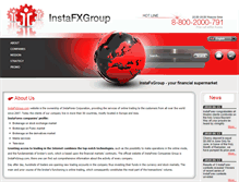 Tablet Screenshot of instafxgroup.com